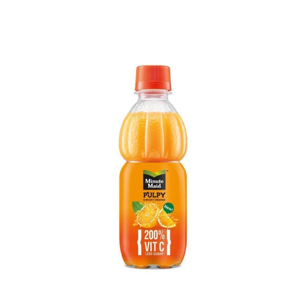 มินิทเมด พัลพิ ซีบูสต์ ออเรนจ์ 290 มล. MINUTE MAID PULPY C-BOOST
