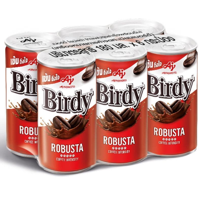 เบอร์ดี้กาแฟโรบัสต้า 170มล. แพค 6 Birdy Robusta