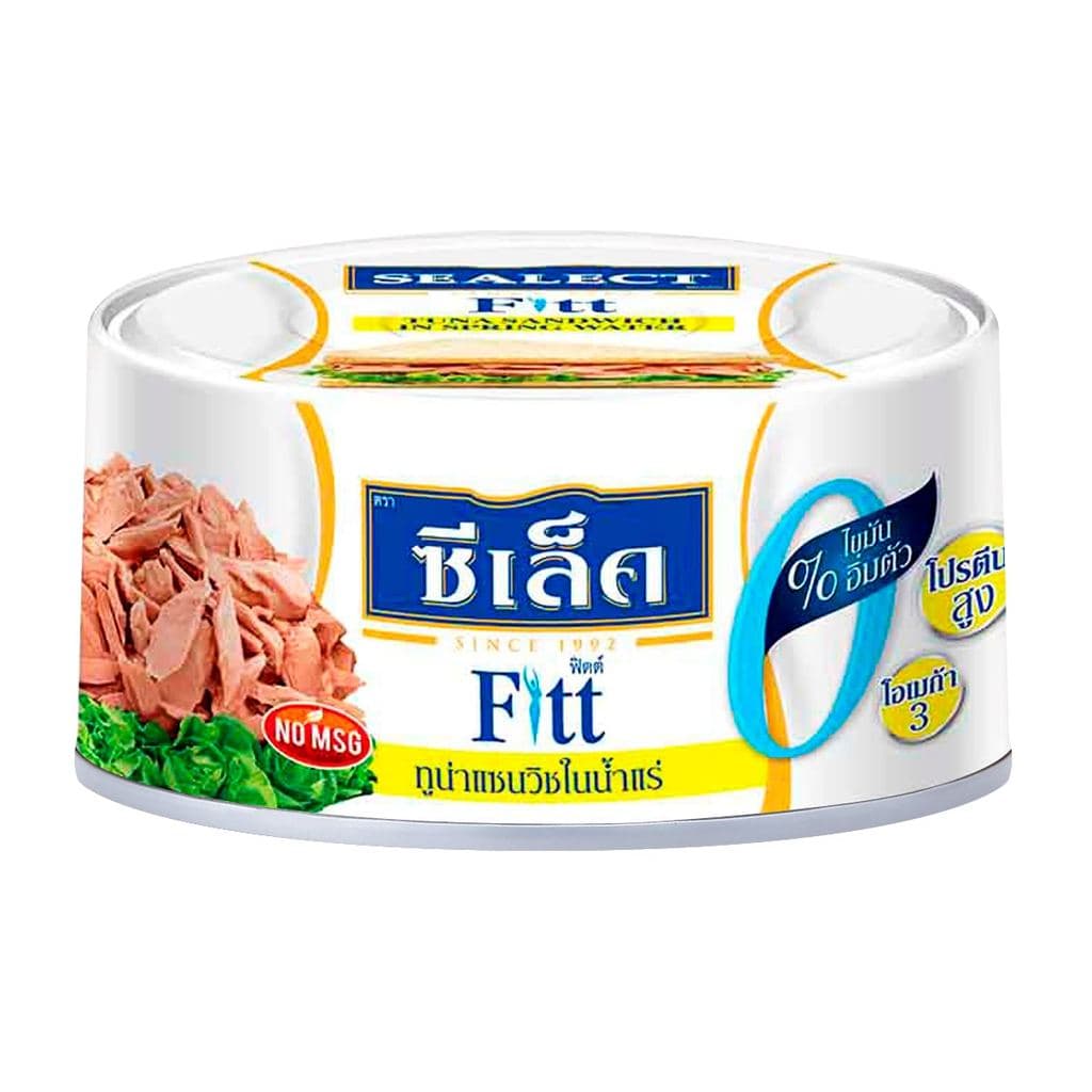 ซีเล็ค ฟิตต์ ทูน่าแซนด์วิชในน้ำแร่ สูตรกลมกล่อม 165 ก.