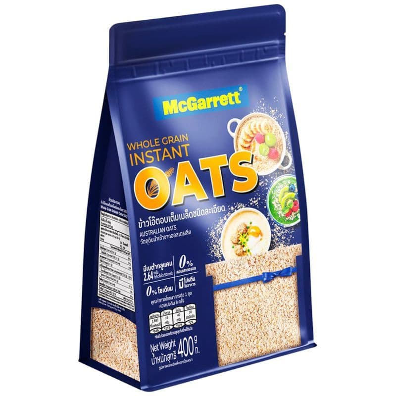 แมกกาแรตข้าวโอ๊ตอบชนิดละเอียด 400กรัม Mcgarett