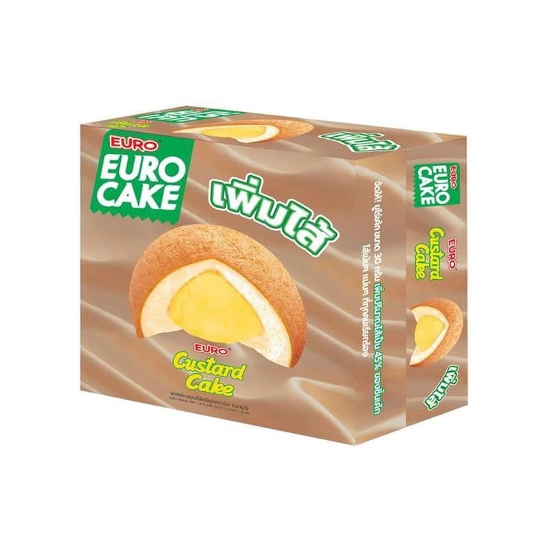ยูโร่ ค้กไส้อร่อยรสคัสตาร์ด 180 กรัม