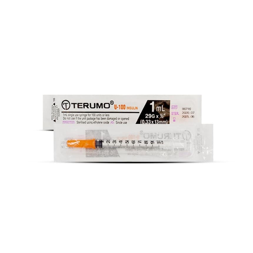 Syringe Terumo 1 ml มีเข็ม 29g*1/2) กระบอก 1 ml