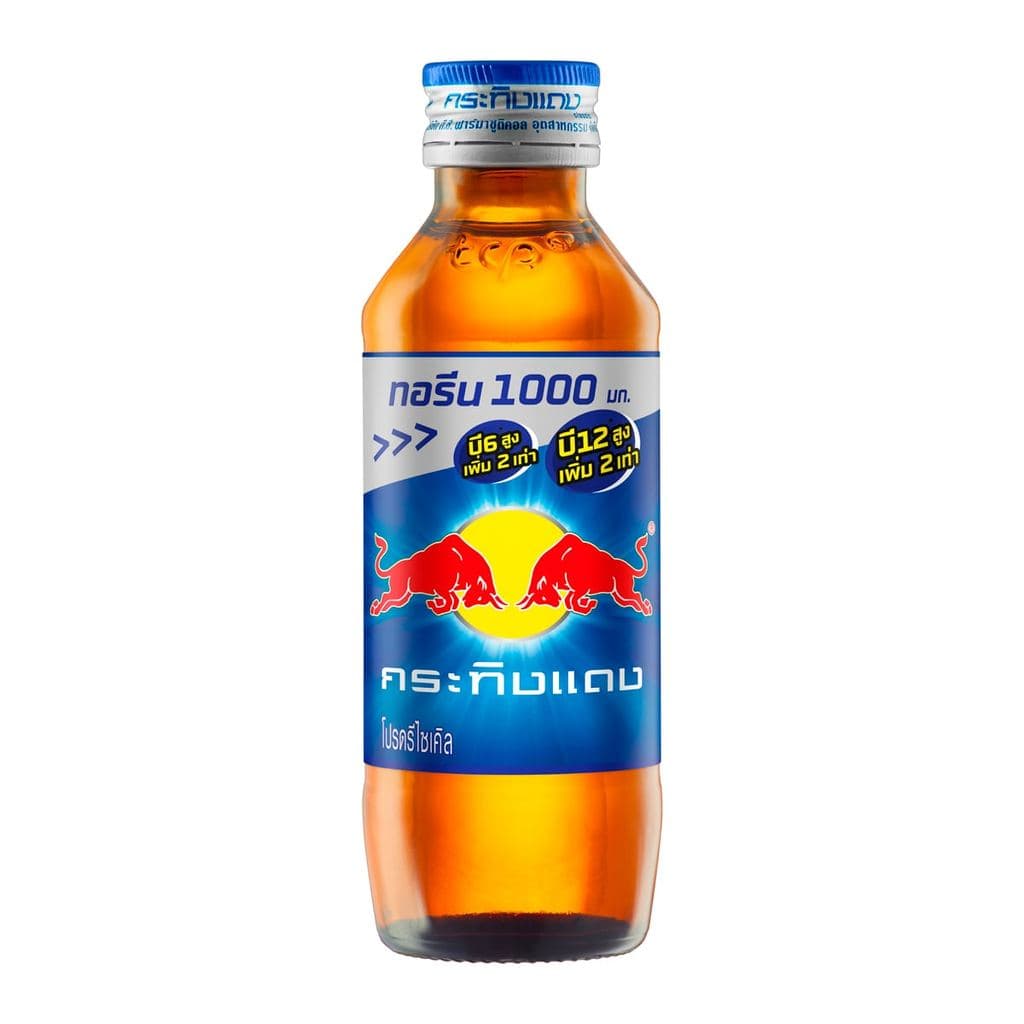 กระทิงแดง เครื่องดื่มชูกำลัง ฝาสีน้ำเงิน 150 มล.