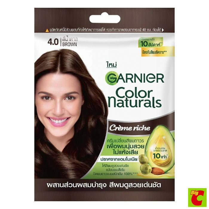 การ์นิเย่ แฮร์ คัลเลอร์แรนท์ สี 4.0 น้ำตาล 30 ก.